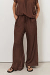 Asani Wide Leg Chocolate
