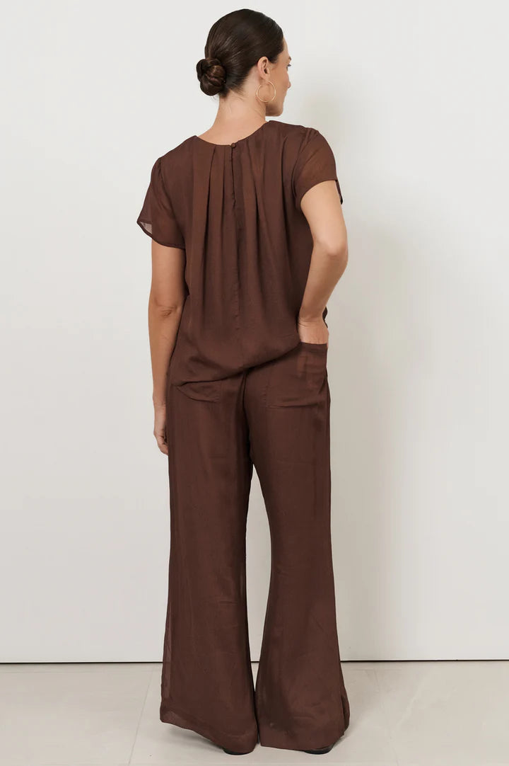 Asani Wide Leg Chocolate
