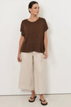Helene Knit Top Chocolate