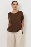 Helene Knit Top Chocolate