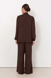Penelope Long Sleeve Top Chocolate