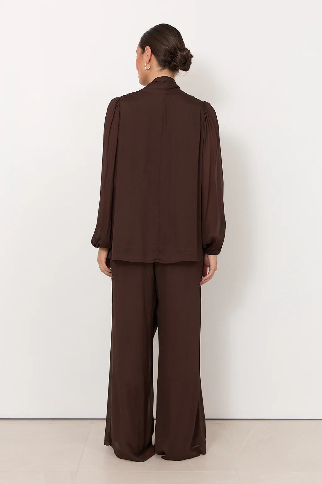 Penelope Long Sleeve Top Chocolate