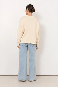 Lucille Long Sleeve Knit Jumper Cream