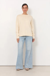 Lucille Long Sleeve Knit Jumper Cream