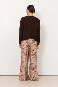 Asani Wide Leg Pants Leopard