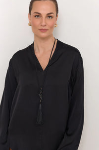 Sasha Long Sleeve Top Black
