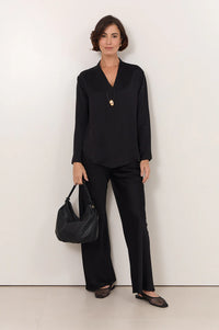 Sasha Long Sleeve Top Black