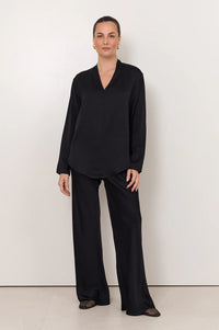 Sasha Long Sleeve Top Black