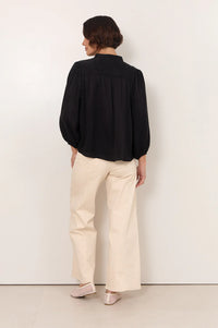 Tinsley Cupro Top Black