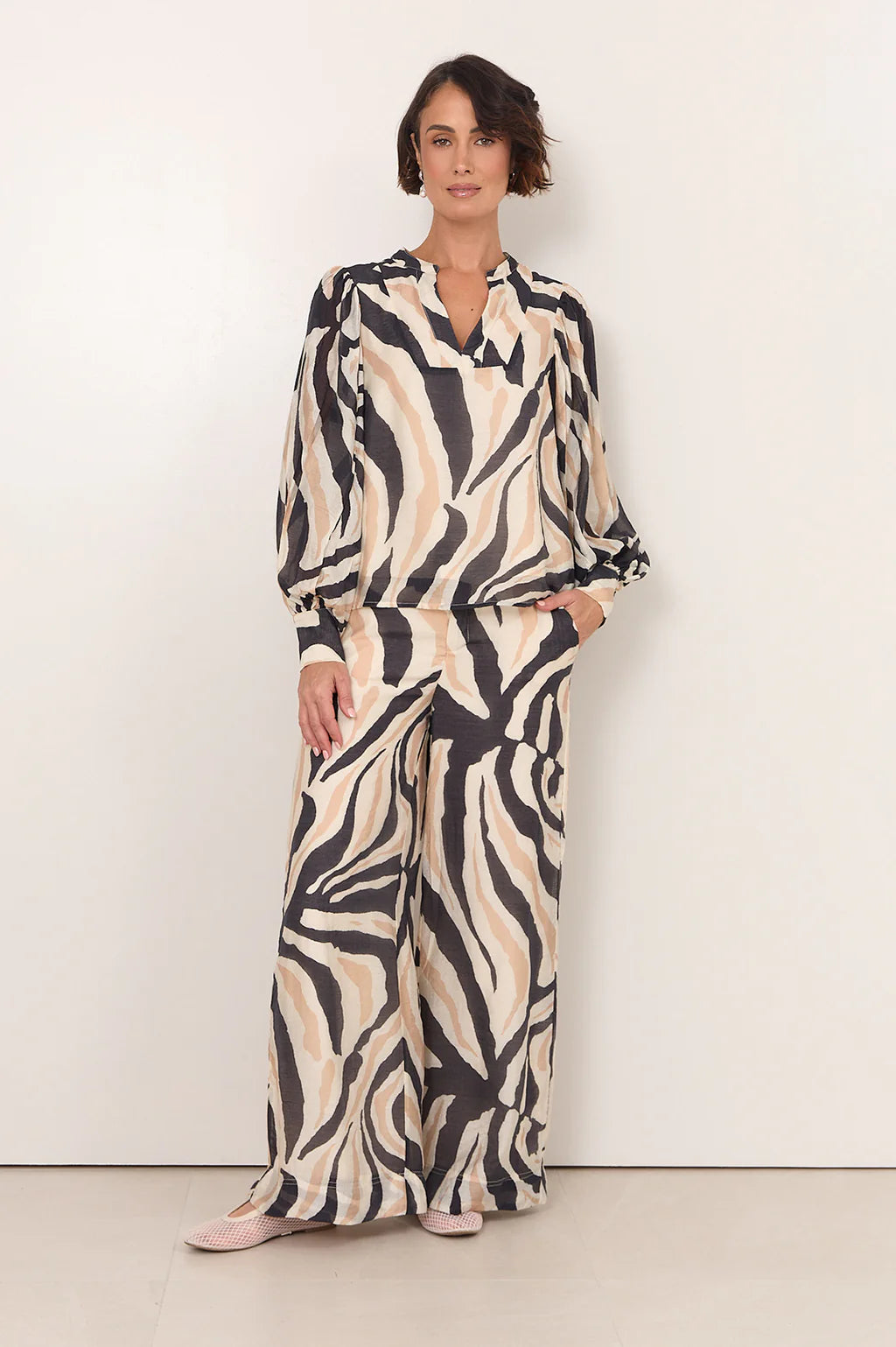 Parker Zebra Wide Pant