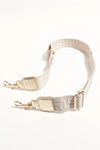 Geo Webbing Bag Strap Nude