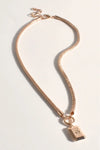 Star Charm Rope Necklace Gold