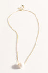 Pearl Centre Short Necklace Gold