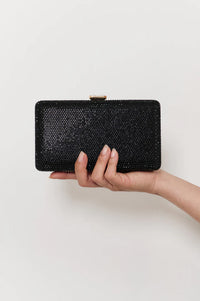 Desere Diamante Clutch Black