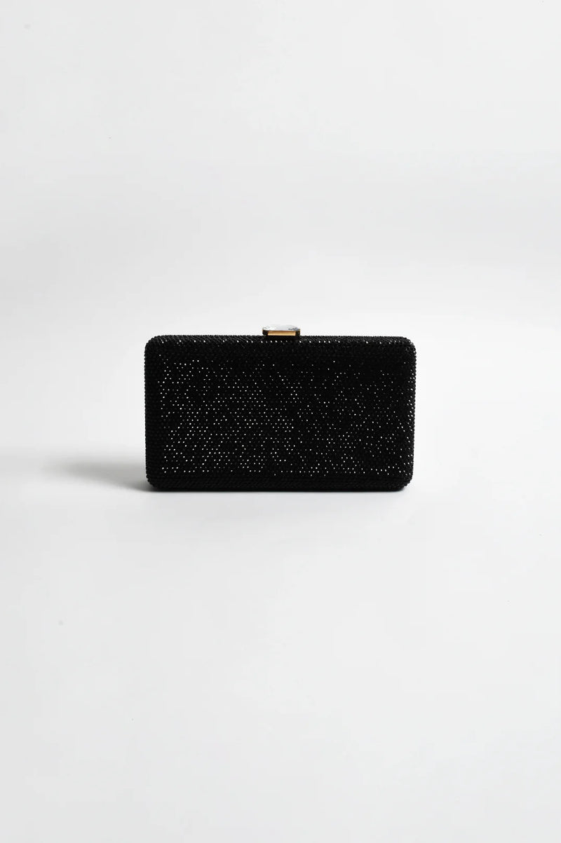 Desere Diamante Clutch Black