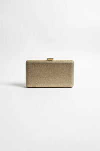 Desere Diamante Clutch Gold