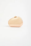 Abstract Curved Clutch Gold