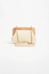 Kimmi Timber Frame Clutch Off White
