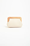 Kimmi Timber Frame Clutch Off White