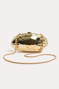 Clam Shell Event Clutch Gold