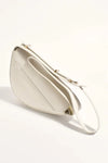 Suki Angled Sleek Cross Body Bag Stone