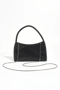 Astrid Handle Diamante Mini Bag Black