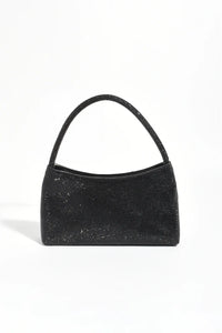 Astrid Handle Diamante Mini Bag Black