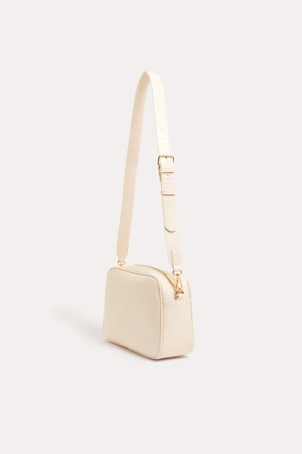 Charli Croc Camera Bag Nude