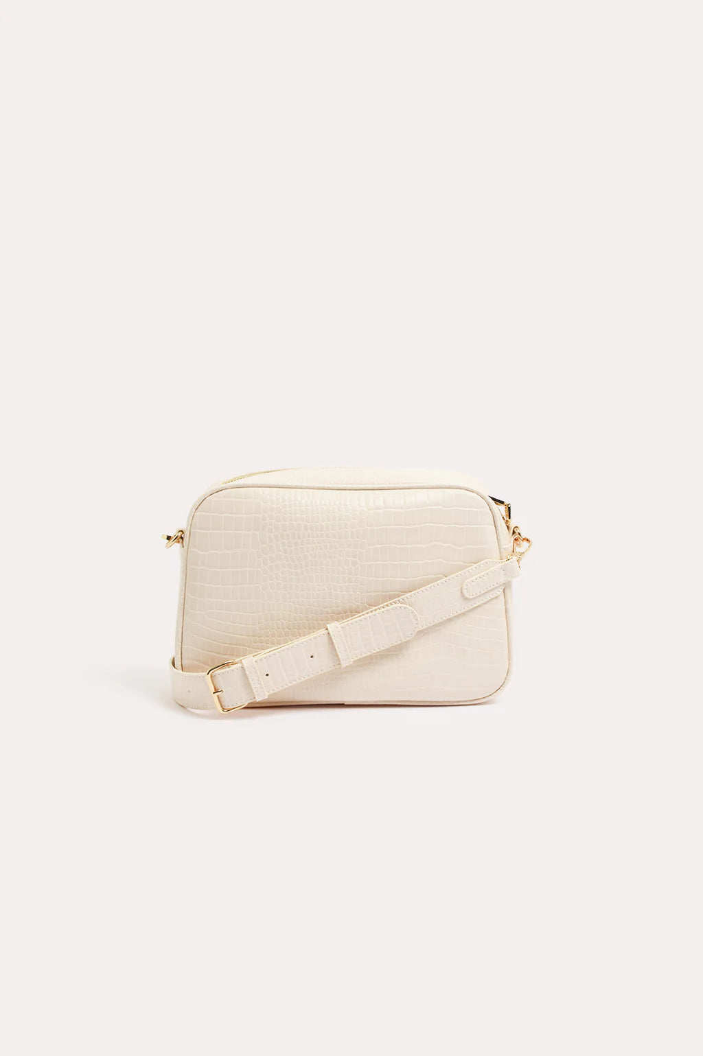 Charli Croc Camera Bag Nude