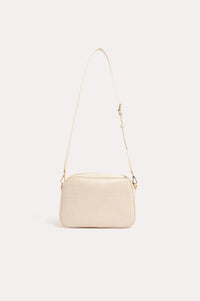 Charli Croc Camera Bag Nude
