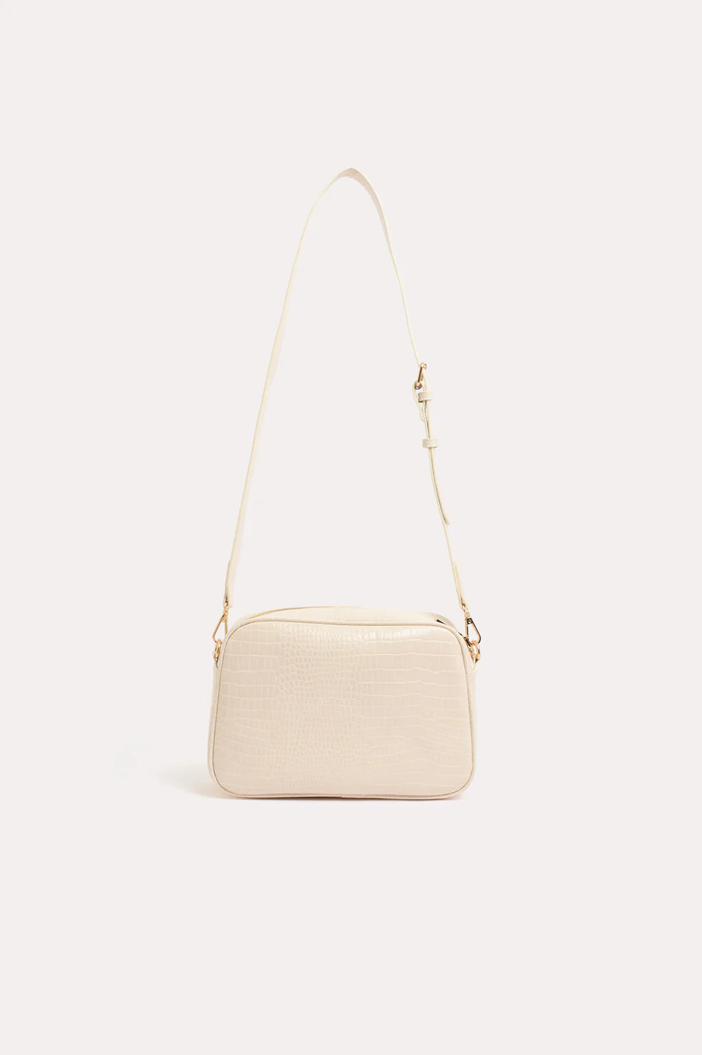 Charli Croc Camera Bag Nude