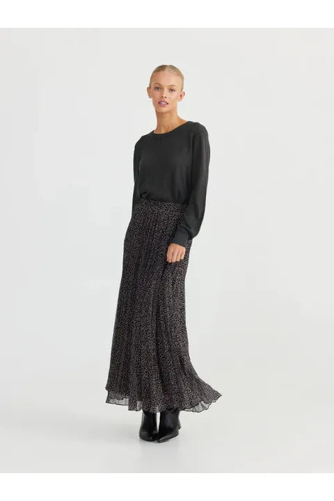 Alias Skirt Black Taupe Spot