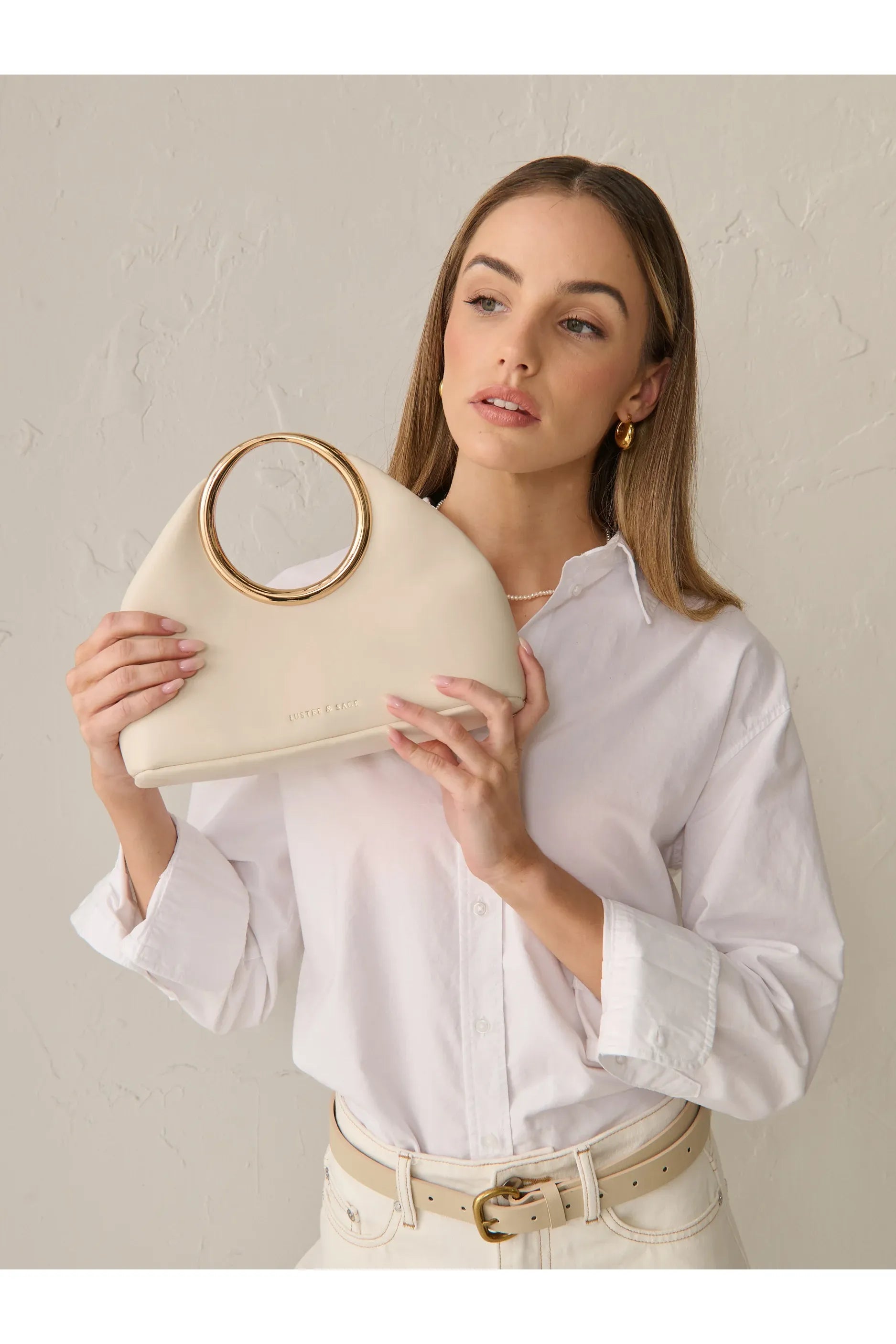 Hailey Statement Handle Bag Bone