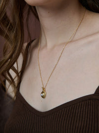 Victoria Matte 18K Gold Plated Necklace Gold