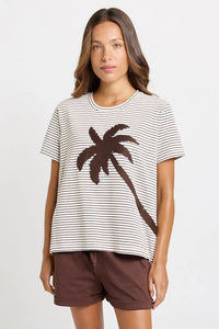 Tibby Tee Chocolate Stripe