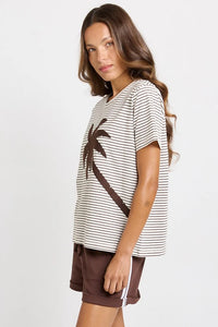 Tibby Tee Chocolate Stripe