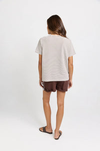 Tibby Tee Chocolate Stripe