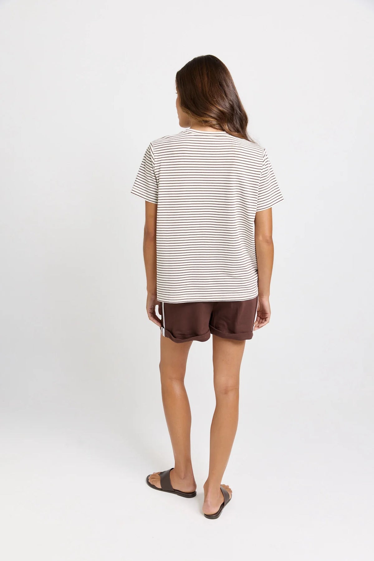 Tibby Tee Chocolate Stripe