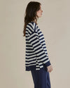 Easy Crew Sweat  Navy Stripe