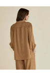 London Lyocell blouse Tan