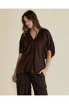 Asher Blouse Chocolate
