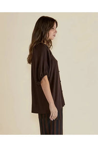 Asher Blouse Chocolate