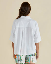Lynwood Linen Shirt White