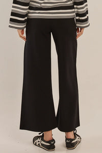 Wynn Wide Leg Pant Black