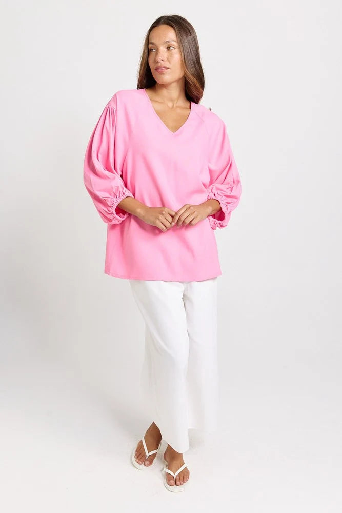 Bella Blouse Pink
