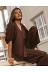 Asher Blouse Chocolate