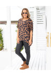 Kitty Top Tan/Black