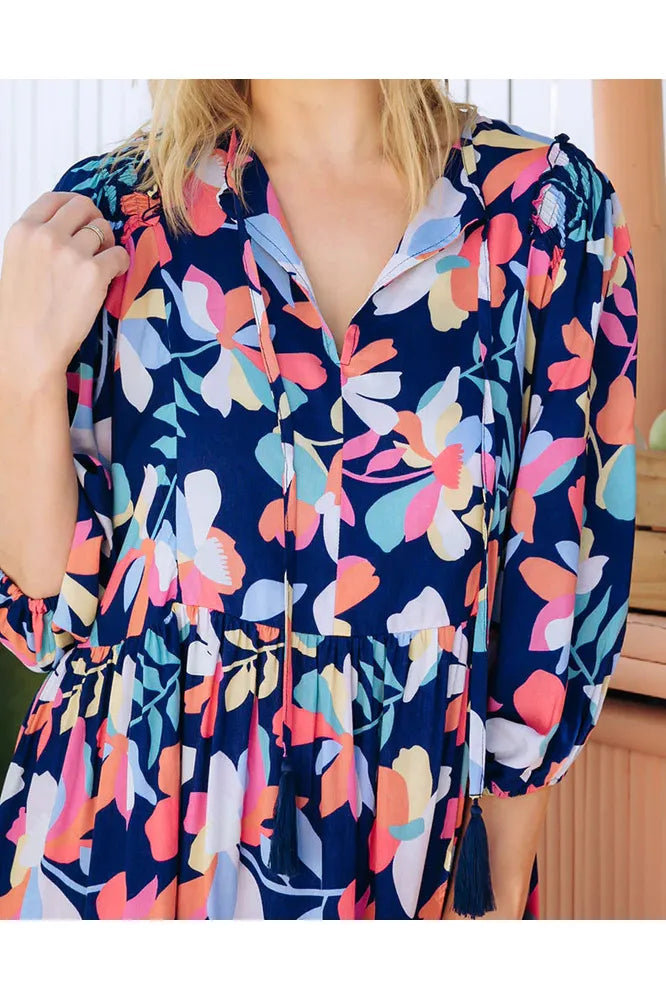 Polly Dress Navy