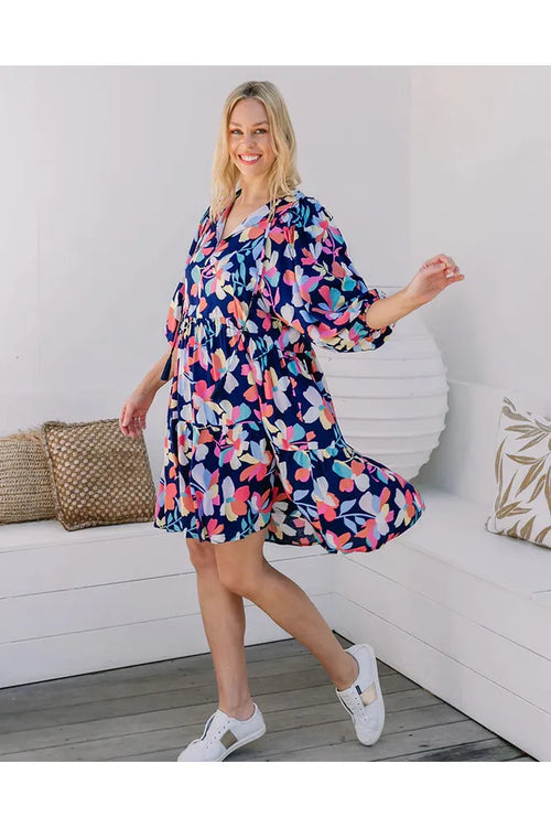 Polly Dress Navy