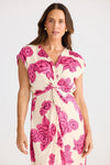 Lorenzo Dress Fuchsia Bloom